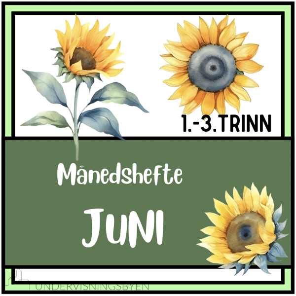Arbeidshefte juni 1,-3.trinn