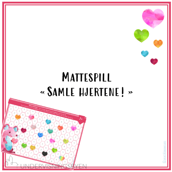 Mattespill - Samle hjertene!