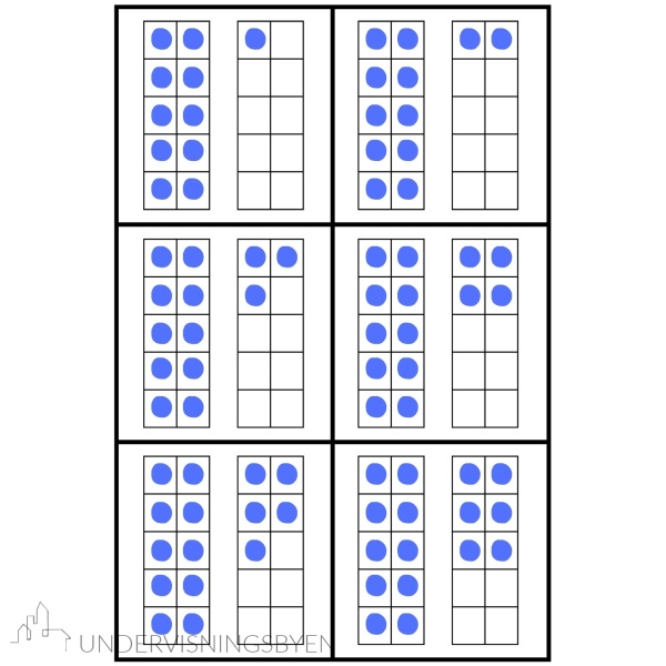 6 ulike tallmemory spill, tall- og mengde forståelse opp til 1000, ulike mengde visualiseringer - Bilde 5