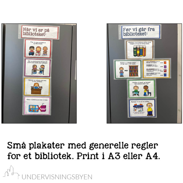 Plakater til biblioteket - Bilde 3