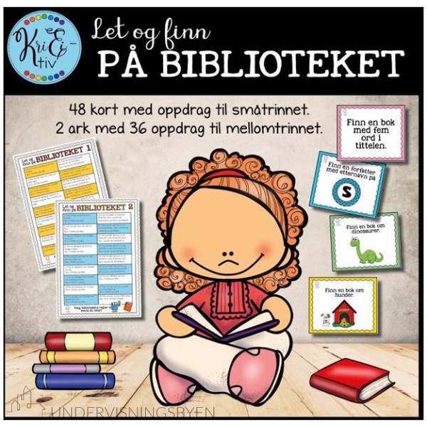 Oppdrag på biblioteket
