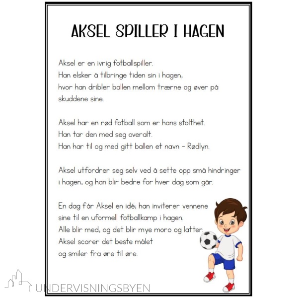 Lettleste leselekser "Aksel"