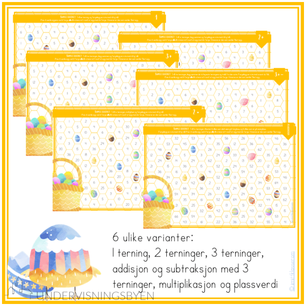 Mattespill - Samle eggene! - Bilde 2