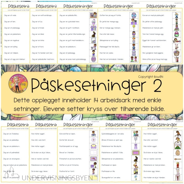 Påskesetninger - lese 2