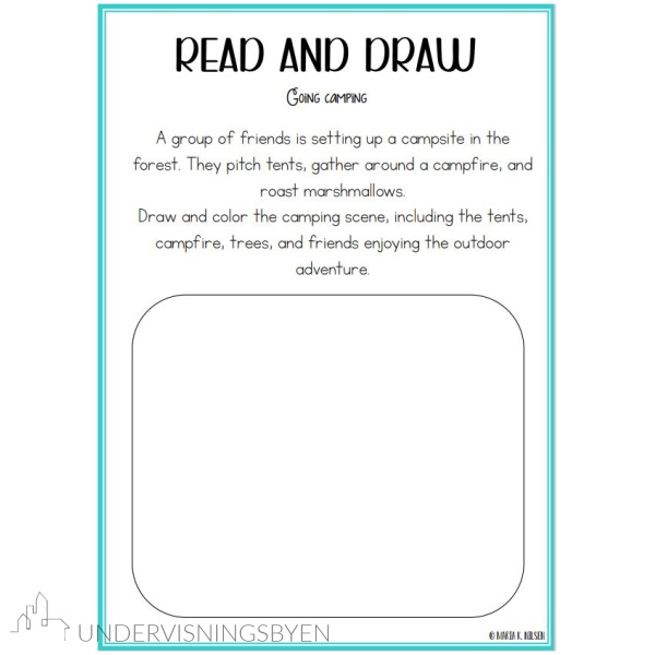 Read and draw - engelsk oppgaver - Bilde 4