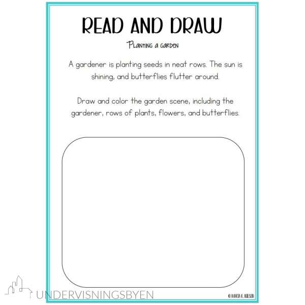 Read and draw - engelsk oppgaver - Bilde 3