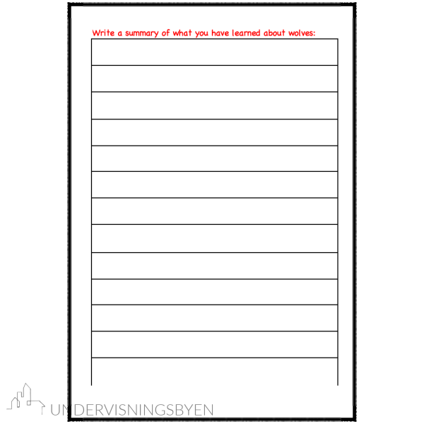 A booklet on: Wild animals - Bilde 5