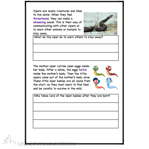 A booklet on: Wild animals - Bilde 13