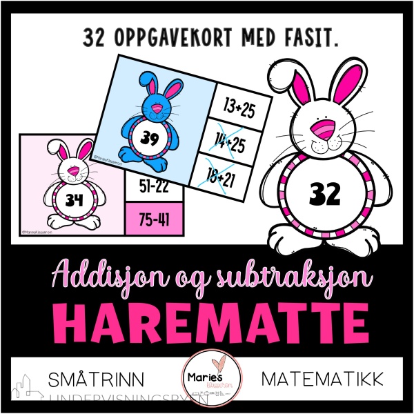 HAREMATTE addisjon og subtraksjon