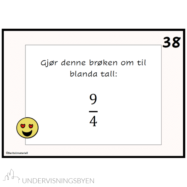 Uteskole/aktivitetspakke med brøk, mellomtrinn - Bilde 8