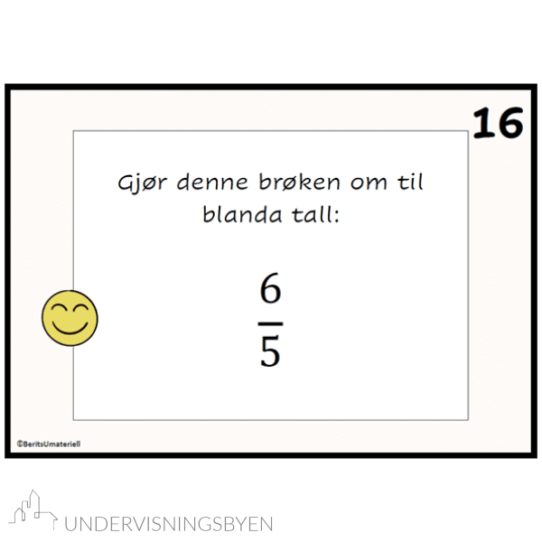 Uteskole/aktivitetspakke med brøk, mellomtrinn - Bilde 3