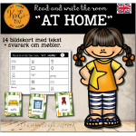 “AT HOME” – read and write the room 🇬🇧