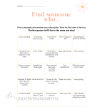 Find someone who…