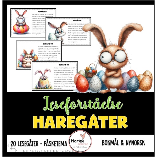HAREGÅTER påske