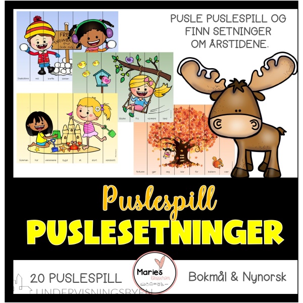 PUSLESETNINGER årstider