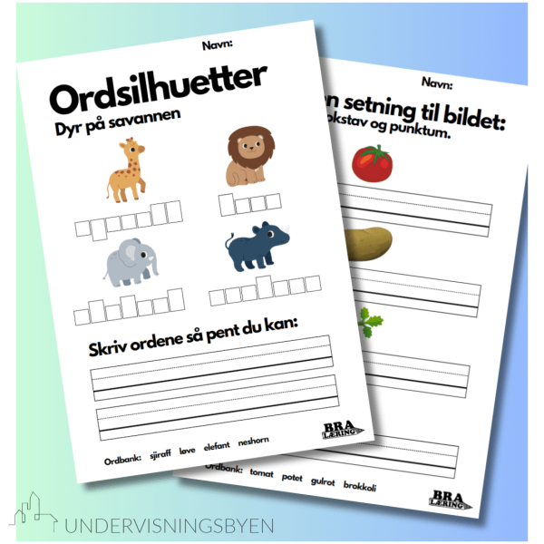 Ordsilhuetter og setninger