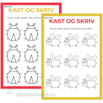 Kast og skriv-oppgaver