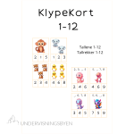 Klypekort 1-12