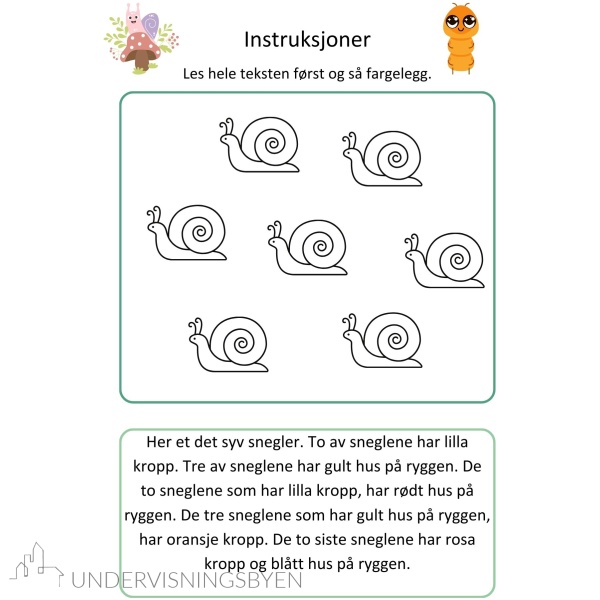 Leseforståelse 3 - 20 siders arbeidshefte med ulike typer oppgaver - nivå 3 - Bilde 7