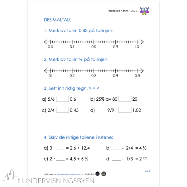 Repetisjonshefter vår 7.trinn - Bilde 7