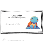 Ordjakt_lag setningen