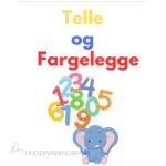 Telle og fargelegge