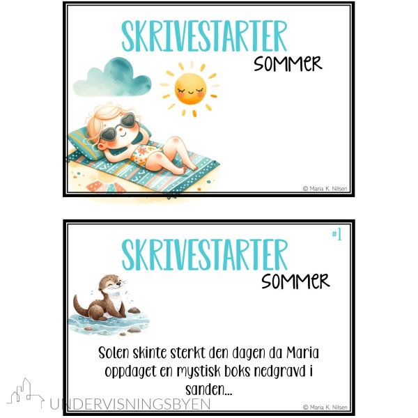 Skrivestartere med tema: sommer