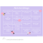 Aktivitetsbingo