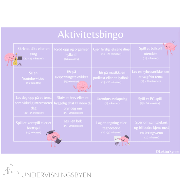 Aktivitetsbingo