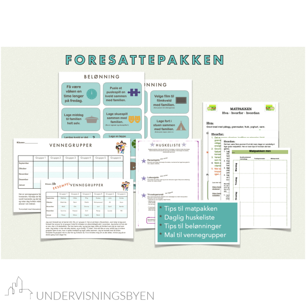 Foresattepakken - tips til foreldre