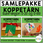 Koppetårn – Subtraksjon – samlepakke