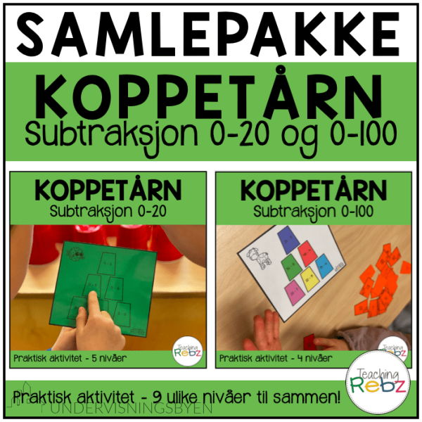 Koppetårn - Subtraksjon - samlepakke