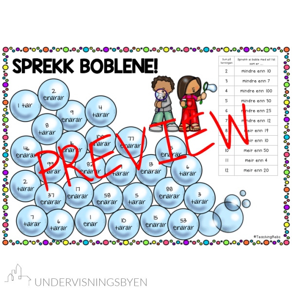 Sprekk boblene! - Tiere og enere 0-100 - Bokmål og nynorsk - Bilde 2