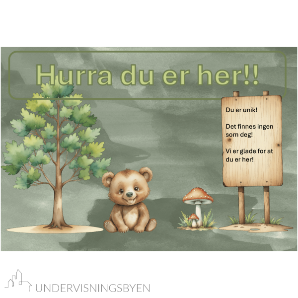 Dørdekor Skogsdyr