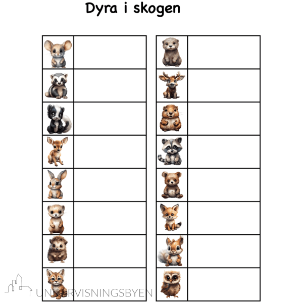 Lese og skrive ord. Hvilket ord passer ikke inn? - Bilde 2
