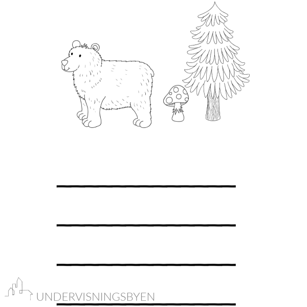 Leseoppgaver til den engelske boka Brown Bear, Brown Bear, What do you see? - Bilde 4