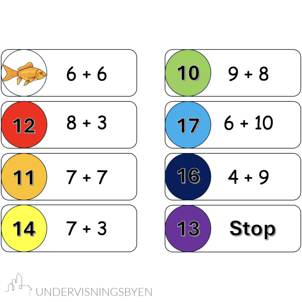 Matematikk oppgaver til den engelske bildeboka Brown Bear, Brown Bear, What do you see? - Bilde 3