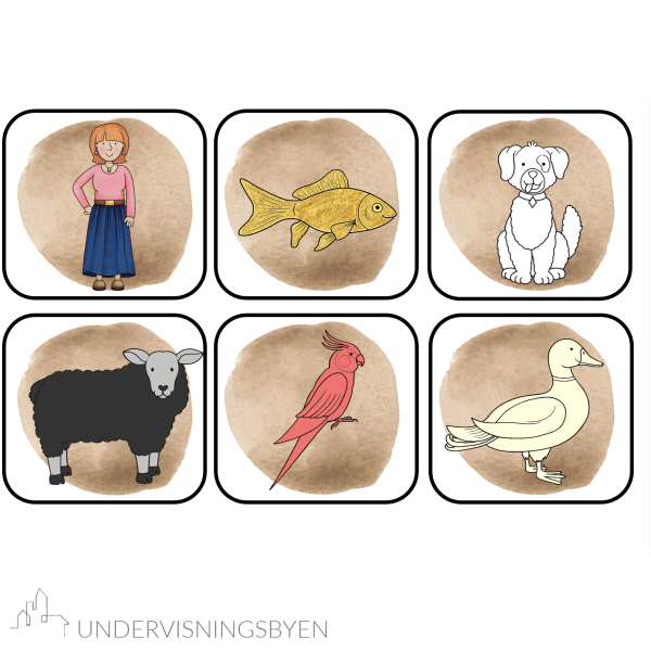 Samlepakke med oppgaver til den engelske boka Brown Bear, Brown Bear, What do you see?