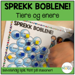 Sprekk boblene! – Tiere og enere 0-100 – Bokmål og nynorsk