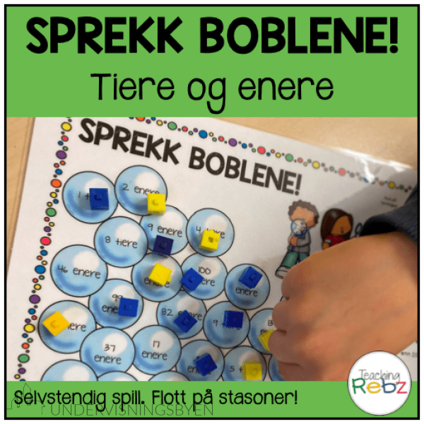 Sprekk boblene! - Tiere og enere 0-100 - Bokmål og nynorsk