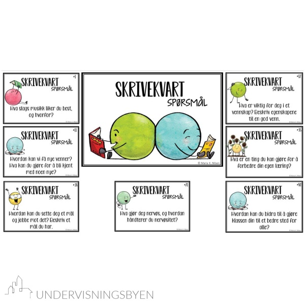 Skrivekvart oppgaver