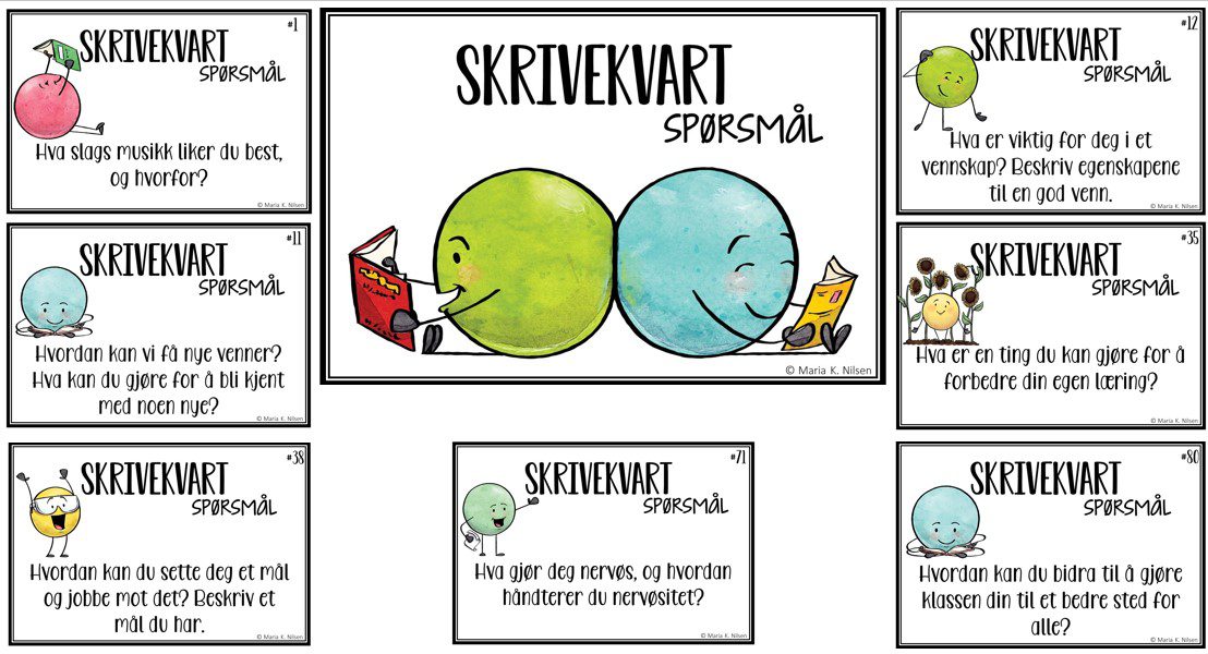 Skrivekvart oppgaver