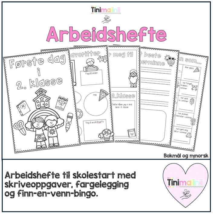 Arbeidshefte – skolestart 2. klasse