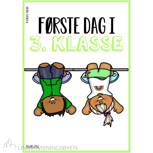 Første dag i 3. klasse