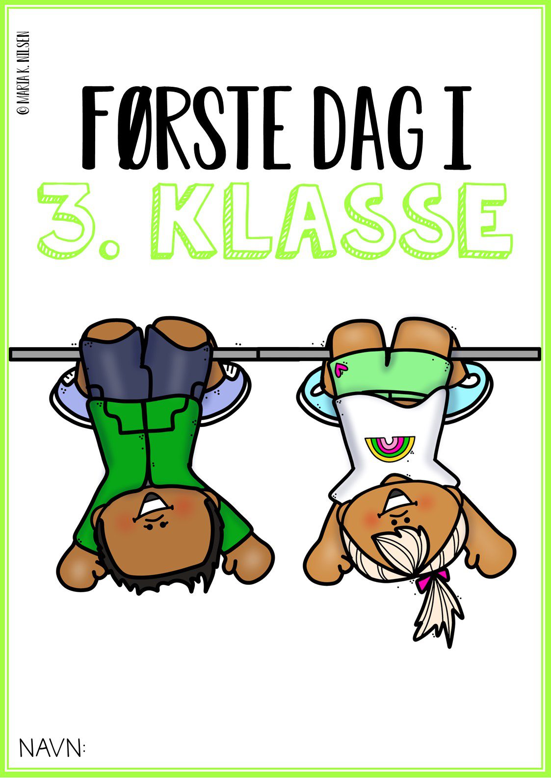 Første dag i 3. klasse