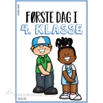 Første dag i 4. klasse