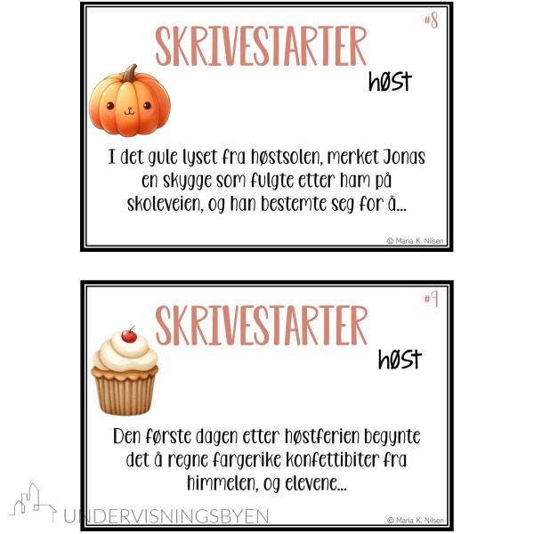 Skrivestartere med tema: høst - Bilde 6
