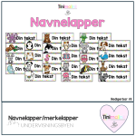 Navnelapper – redigerbar fil