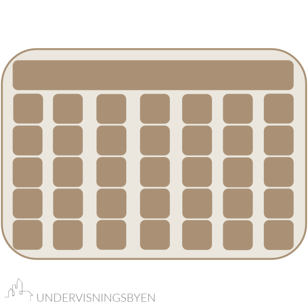 Klasseromsdekor Safari Kalender - Bilde 7