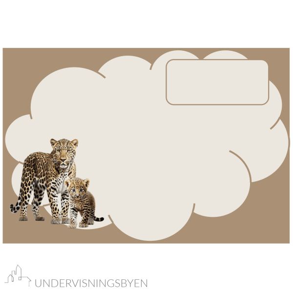 Klasseromsdekor Safari Plakater - Bilde 6